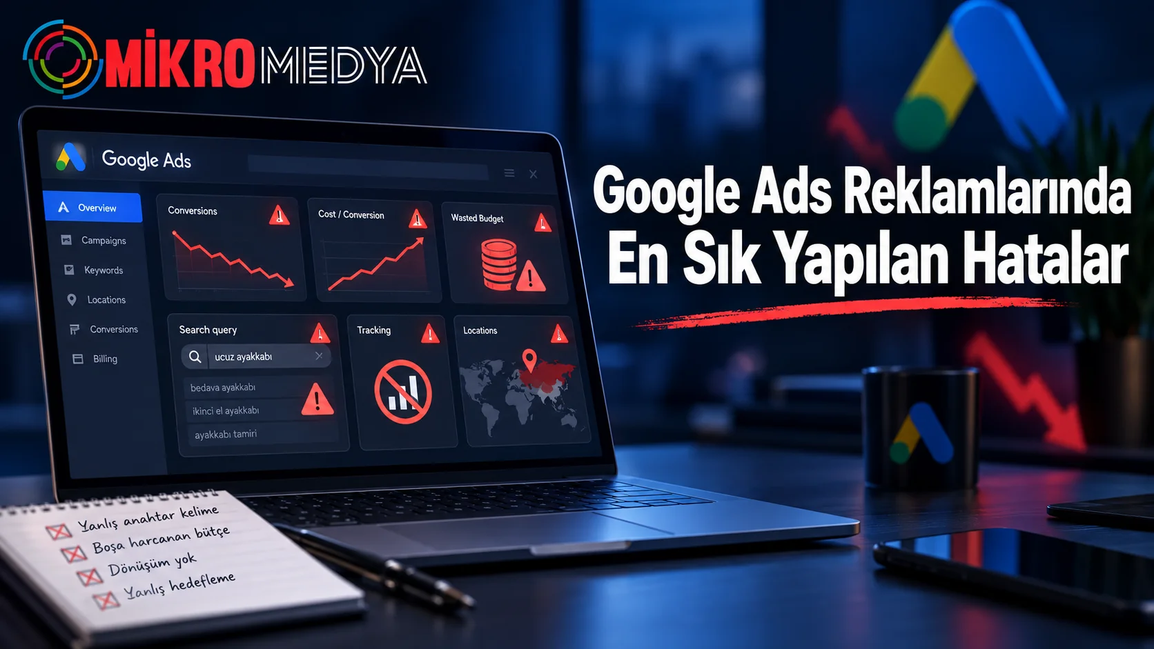 Google Ads Reklamlarinda En Sik Yapilan Hatalar